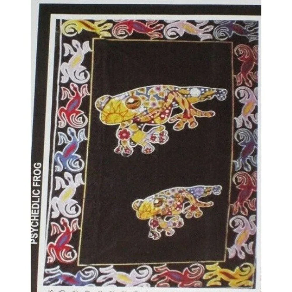 New Psychedelic Frogs Tapestry Room Decor Wall Hanging GIFT Tree Legs Frog Large